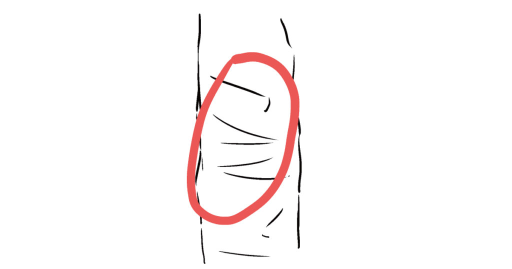 描き方講座 服のしわ基本 初心者向け ノラホシクリエイティブ